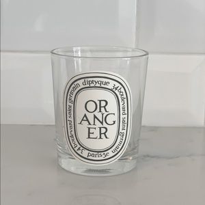 Full size! Empty diptyque candle glass
